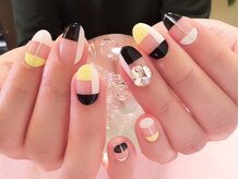 ネイルサロンオーパス(OPUS)/バイカラーネイル☆
