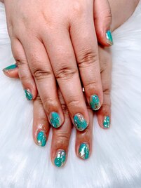 ニュアンスクリアネイル♪