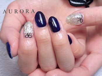 アウロラ 代々木上原(AURORA)/シンプルミラーリボンネイビー