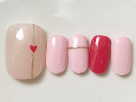 ピンクとミニはーと