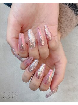 クリーム(Nail Atelier CREAM)/長さだし10本+お任せdesign☆