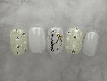アイネイルズ 恵比寿店(I nails)/レースドットリボン