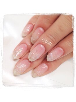 アイラッシュアンドネイル専門店 クラル(CURAR)/シェルグラデーション¥7980