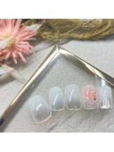 ネイルアンドアイラッシュサロン ブレス 長町南駅店(BLESS)/繊細チークネイル