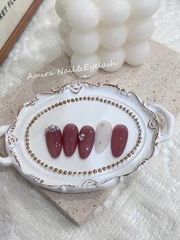 アミーラ(Amira)/Amiraのシンプルネイル