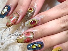 カシュー(Cashew)/美女と野獣風ネイル