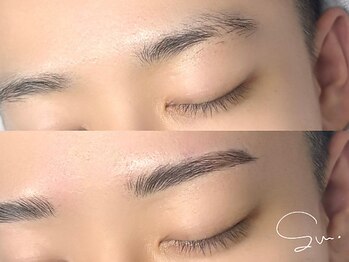 スー 千種 今池(Suu.)/メンズ眉毛ワックス+パーマ