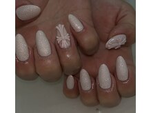 ラフ(Laugh)の雰囲気（シュガーネイル、クロスパーツ他店オフ込¥9000）