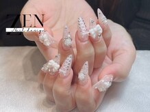 ゼン ネイル デザイン 池袋(ZEN NAIL DESIGN)/題長さだしやり放題×つけ放