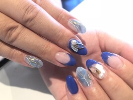 大人☆ブルーネイル