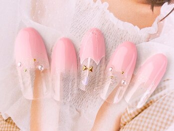 ネイルサロンフォーユー(for u)/梅雨の傘アートネイル￥6980
