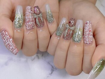 ハル(haru)/ツイードネイル