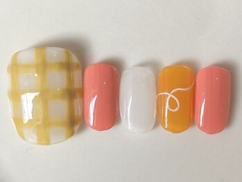 カラ ネイル 中津店(calla nail)/ふんわりチェック