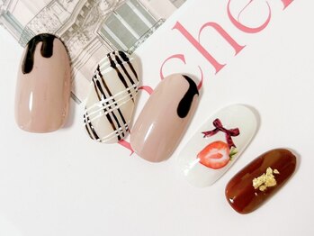 リリー(Lilly)/バレンタインネイル