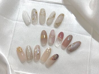 リリービューティ 天神西通り店(Lilybeauty)/シンプルアート2本¥6980