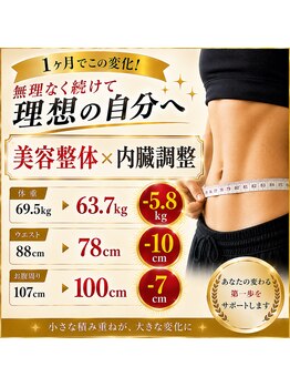 美神の写真/本気で痩せたい方の美容整体×内臓調整
