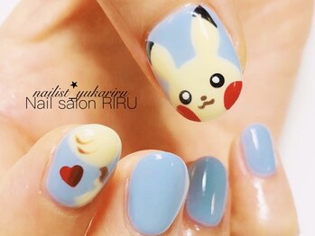 リル(RIRU)/キャラクターネイル/痛ネイル