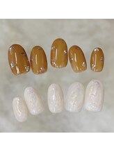 エクリュ(ecru..)/〈定額デザイン〉ホロフラワー