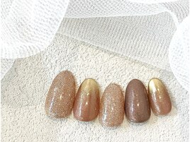 ゴールドラメグラ/ブラウン/秋冬