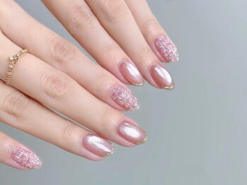 オーラムネイル(Aurum Nail ）)/ツイードネイル