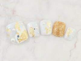 フットネイル☆塗りかけネイル