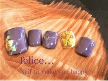 ネイルサロン フェリーチェ 東川口店(Felice)/【定額フットネイル】￥8500