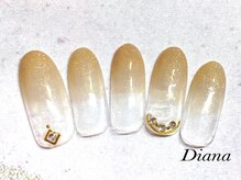 ディアナ ひたちなか高場店(DIANA)/定額ネイル　6600円　B‐005