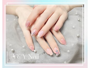 ワイアンドワイ(Y&Y)/今っぽいネイル：バカラ