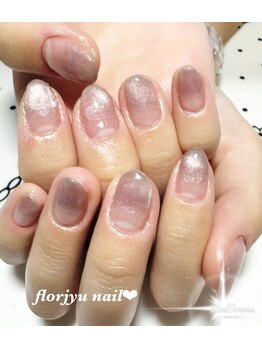 フロージュ ネイル(florjyu nail)/マグネットワンカラーnail