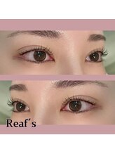 エステルーム リーフズ 大和店/デザインまつげパーマ/束感