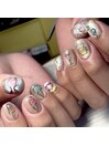haruka nail × ビアガーデン