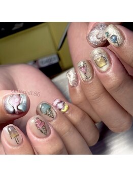 Mネイル 伏見店/haruka nail × ビアガーデン