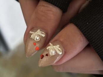 エマネイル プラスキハクヤ 肥後橋店(EmaNail+KIHAKUYA)/ガーリーネイル