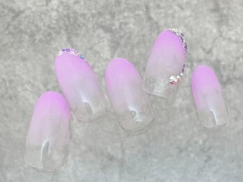 艶感グラデネイル