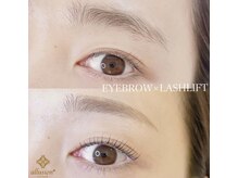 眉毛とまつげパーマ専門店【アリュージョン】横浜駅前店 パリジェンヌ＆美眉/ 眉スタイリング×まつ毛パーマ