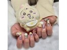 サロンのパーツでちいかわネイル