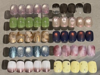 イール(eel)の写真/季節ごとに変わる定額designは旬なデザインやカラーをご用意◎定額コースでお得に指先を綺麗に☆