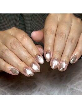 プライベートサロン リーフ(Privatesalon leaf)の写真/【新大平下駅から徒歩3分♪】シンプルネイルがお好きな方におすすめ★確かな技術を是非お試しください！