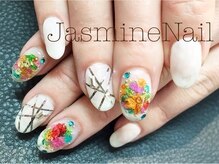 ジャスミンネイル(Jasmine Nail)/お花集結ネイル