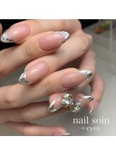 ネイルソワン フットアンドハンド(nail soin foot&hand)/ガラスフレンチ