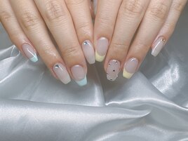 【パラジェル】フレンチネイル