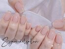 極細ラメフレンチ