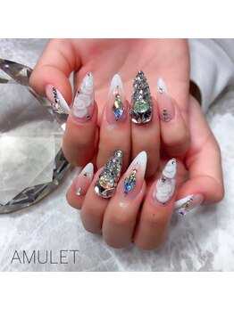アミュレット(AMULET)/ネイルの王道白フレンチ!