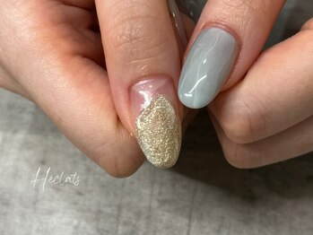 エクラス 銀座(Heclats)/ニュアンス/ブルー/ぷっくり