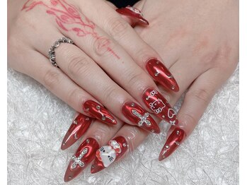 レアネイル 新宿(le'a nail)/ミラーネイル