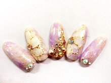 クリスタルネイル ボンベルタ橘店(CRYSTAL NAIL)/フラワーネイル