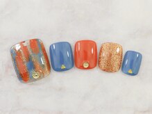 ネイルプラザ 河原町OPA店(NAIL PLAZA)/フットネイル☆くすみネイル