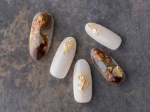 サンミーゴネイル 神戸店(Sunmego Nail)/べっ甲ニュアンスネイル