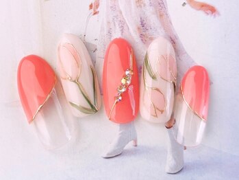 ネイルサロンフォーユー(for u)/チューリップネイル￥7980