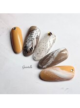 グランチュール(Grantulle)/ニュアンス系カジュアルネイル